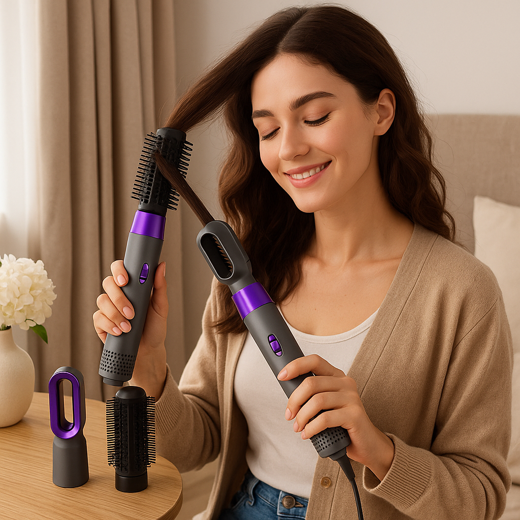 💡 Hot Air Styler 3 in 1 – أداة متكاملة تمنحكِ تسريحة مثالية كل يوم.